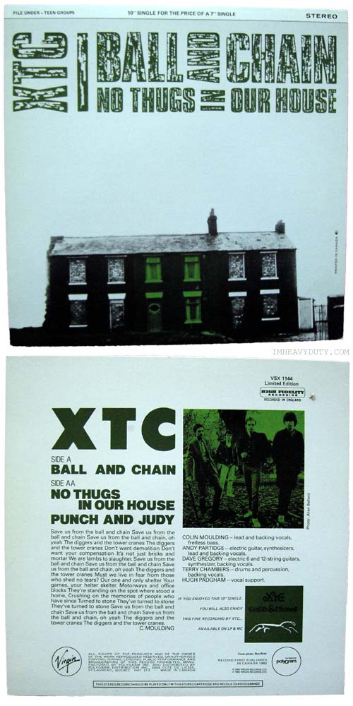 XTC -- Ball and Chain