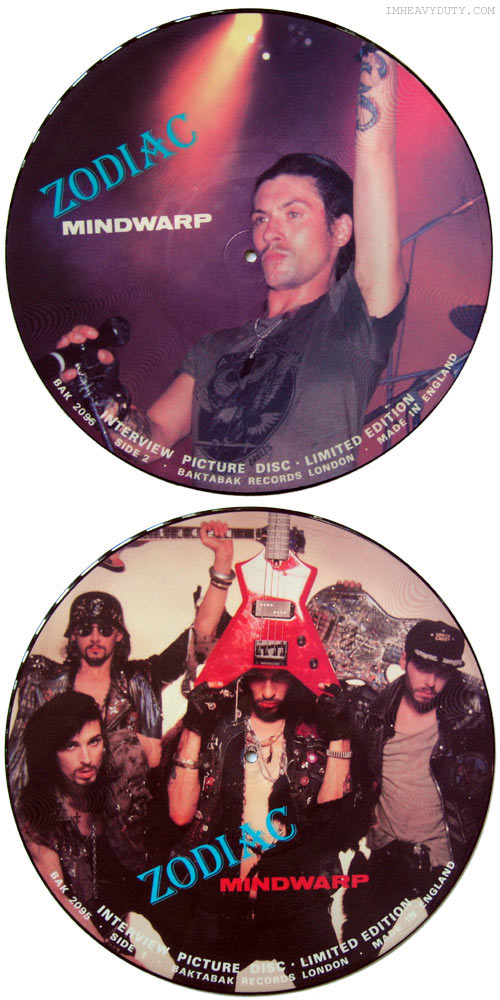 Zodiac Mindwarp and The Love Reaction -- Interview Picture Disc